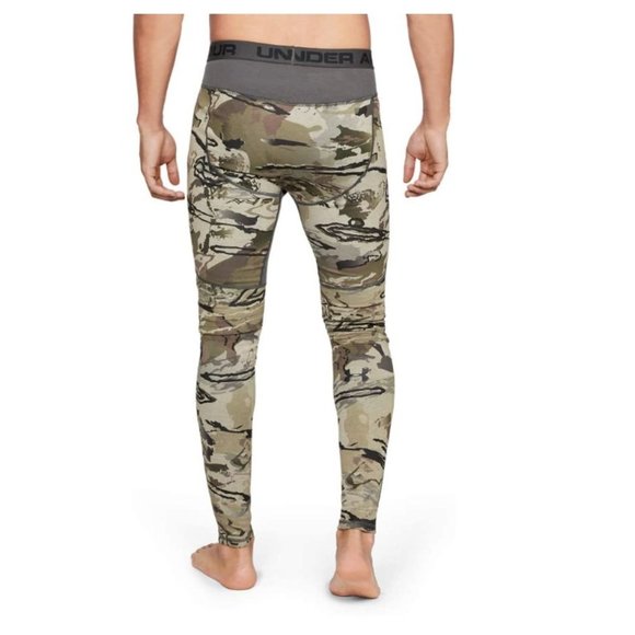 Under Armour 1297425 Mid Season Reversible Wool Base Leggings Barren Camo ( S ) - Picture 2 of 4